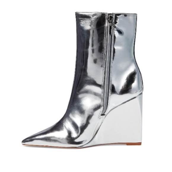 NWT Schutz Asya Silver Boots - Picture 4 of 5